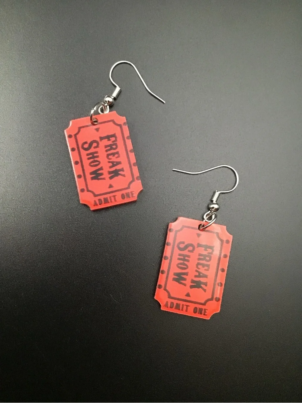 N/A acrylic earrings